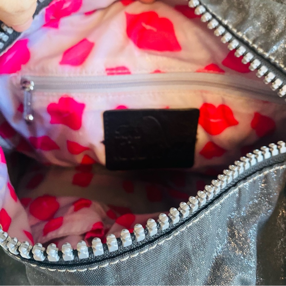 KIPLING FERGIE Black Kisses Lined Bag Y2K - Picture 8 of 11
